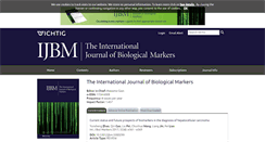 Desktop Screenshot of biological-markers.com