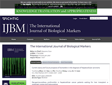 Tablet Screenshot of biological-markers.com